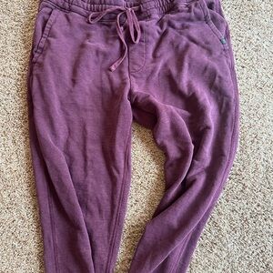 Outerknown Maroon Jogger Pants